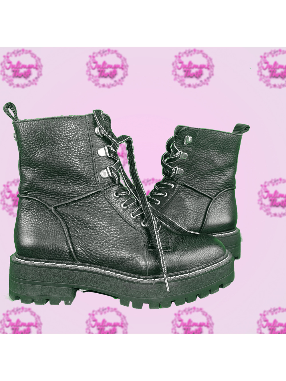Nordstrom Rack Black Combat Boots